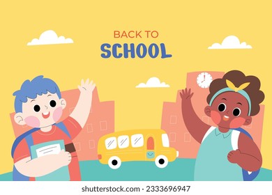 back to school background. back to school season. Vector illustration. poster, banner, flyer. sale banner. stationery background. school season start. school beginning concept. schools accessories.