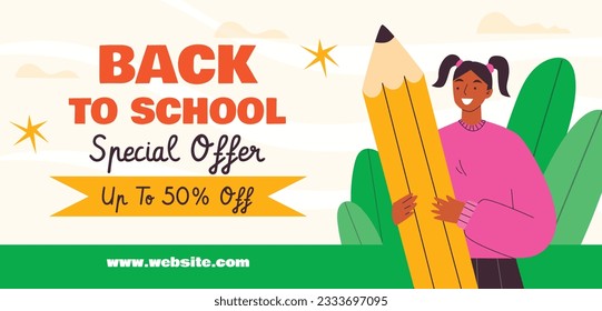back to school background. back to school season. Vector illustration. poster, banner, flyer. sale banner. stationery background. school season start. school beginning concept. schools accessories.