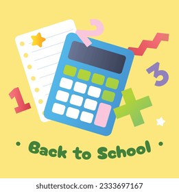 back to school background. back to school season. Vector illustration. poster, banner, flyer. sale banner. stationery background. school season start. school beginning concept. schools accessories.