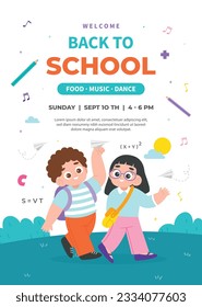back to school background. back to school season. Vector illustration. poster, banner, flyer. sale banner. stationery background. school season start. school beginning concept. schools accessories.