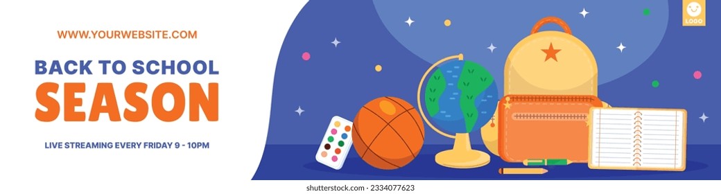 back to school background. back to school season. Vector illustration. poster, banner, flyer. sale banner. stationery background. school season start. school beginning concept. schools accessories.