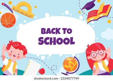 back to school background. back to school season. Vector illustration. poster, banner, flyer. sale banner. stationery background. school season start. school beginning concept. schools accessories.