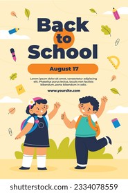 back to school background. back to school season. Vector illustration. poster, banner, flyer. sale banner. stationery background. school season start. school beginning concept. schools accessories.