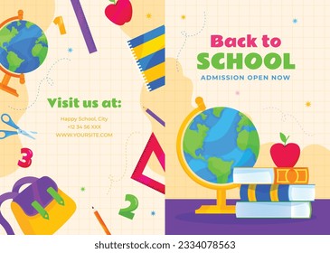 back to school background. back to school season. Vector illustration. poster, banner, flyer. sale banner. stationery background. school season start. school beginning concept. schools accessories.