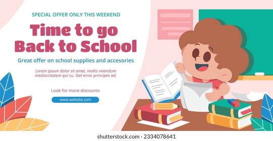 back to school background. back to school season. Vector illustration. poster, banner, flyer. sale banner. stationery background. school season start. school beginning concept. schools accessories.