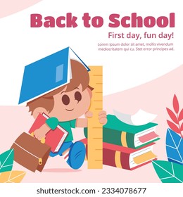 back to school background. back to school season. Vector illustration. poster, banner, flyer. sale banner. stationery background. school season start. school beginning concept. schools accessories.