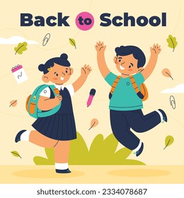 back to school background. back to school season. Vector illustration. poster, banner, flyer. sale banner. stationery background. school season start. school beginning concept. schools accessories.