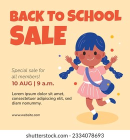 back to school background. back to school season. Vector illustration. poster, banner, flyer. sale banner. stationery background. school season start. school beginning concept. schools accessories.