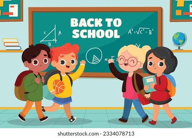 de vuelta a la escuela. de vuelta a la temporada escolar. Ilustración vectorial. afiche, pancarta, volante. banner de venta. fondo de papel. inicio de la temporada escolar. concepto de inicio escolar. accesorios escolares.