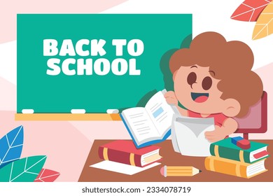 back to school background. back to school season. Vector illustration. poster, banner, flyer. sale banner. stationery background. school season start. school beginning concept. schools accessories.