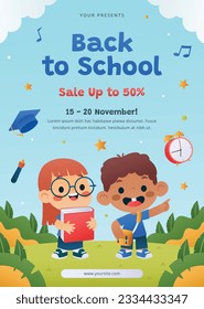 back to school background. back to school season. Vector illustration. poster, banner, flyer. sale banner. stationery background. school season start. school beginning concept. schools accessories.