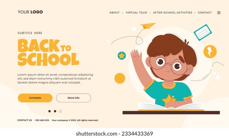 back to school background. back to school season. Vector illustration. poster, banner, flyer. sale banner. stationery background. school season start. school beginning concept. schools accessories.