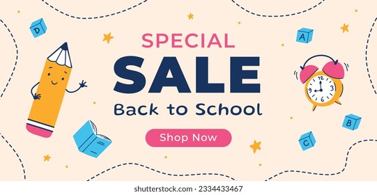 back to school background. back to school season. Vector illustration. poster, banner, flyer. sale banner. stationery background. school season start. school beginning concept. schools accessories.