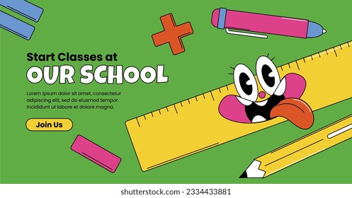 back to school background. back to school season. Vector illustration. poster, banner, flyer. sale banner. stationery background. school season start. school beginning concept. schools accessories.