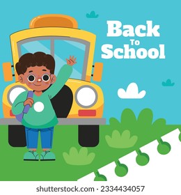 back to school background. back to school season. Vector illustration. poster, banner, flyer. sale banner. stationery background. school season start. school beginning concept. schools accessories.