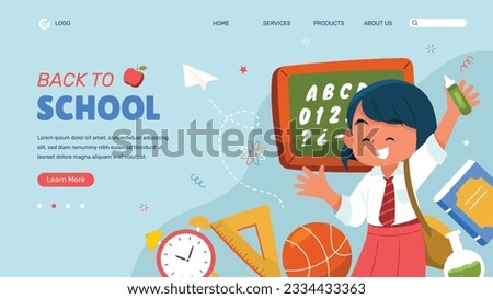 back to school background. back to school season. Vector illustration. poster, banner, flyer. sale banner. stationery background. school season start. school beginning concept. schools accessories.