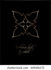 back to school background with special design