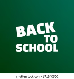 Back to school background with template poster vector