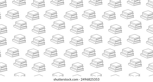 Back to school Background. Back to school theme pattern. book seamless pattern. book and pencil pattern. School and Education background. School seamless background. Education theme pattern.