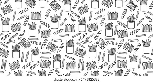 Back to school Background. Back to school theme pattern. book seamless pattern. book and pencil pattern. School and Education background. School seamless background. Education theme pattern.