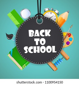 Back to School Background Vector Illustration EPS10