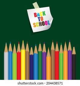 Back to school background Vector illustration