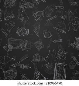Back To School Background. Vector illustration. Eps 10