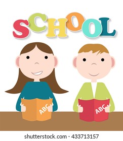 Back to School Background Vector Illustration EPS10
