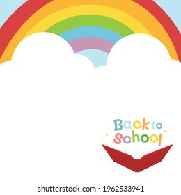 Back to school background,School border