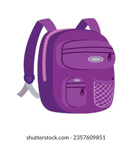 icono de la mochila de la escuela aislado
