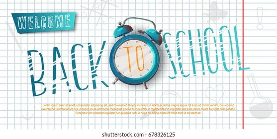 Back to school banner