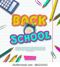 Back to school banner