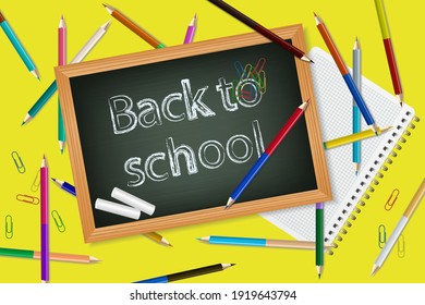 Back to school banner design.