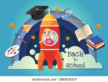 back to school banner design