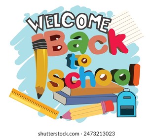 Back to School Banner , Great for Back to School Celebrations