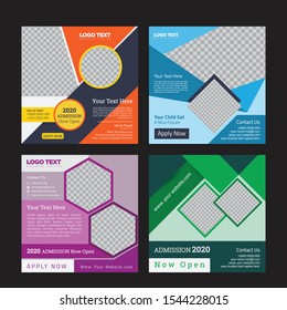 Back To School Banner. Illustration. Arts and Science Stickers. Education Concept.