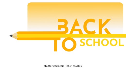 Back to School – Banner, Poster, Vector Illustration