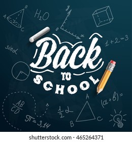 Back to school. Banner. Sale. Vector illustration.