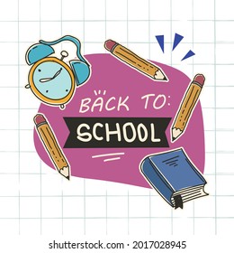 back to school banner template
