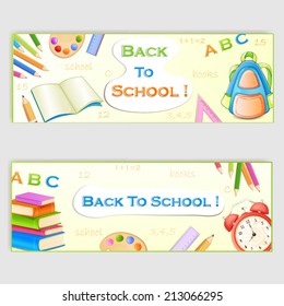 Back to school  banners