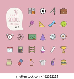 Back to school big set. Back to school.