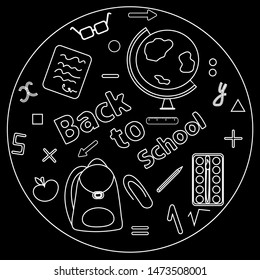 Back to school in black and white