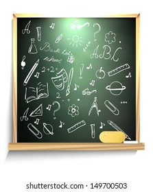 Back to school blackboard