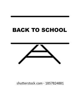 
icono de volver a la pizarra escolar