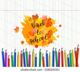 Zurück zur Schultafel. Vektorgrafik