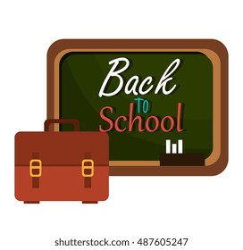back to school board and bag design