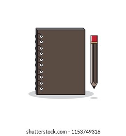 Back To School Book and Pencil Vector Eps.10