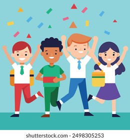 Back to school boy banner