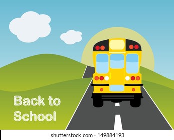 Back to school bus 