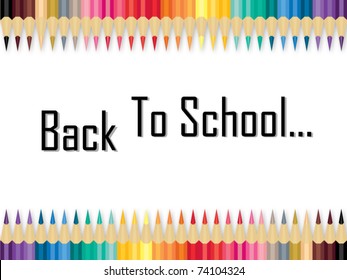 Back to school by pencil color